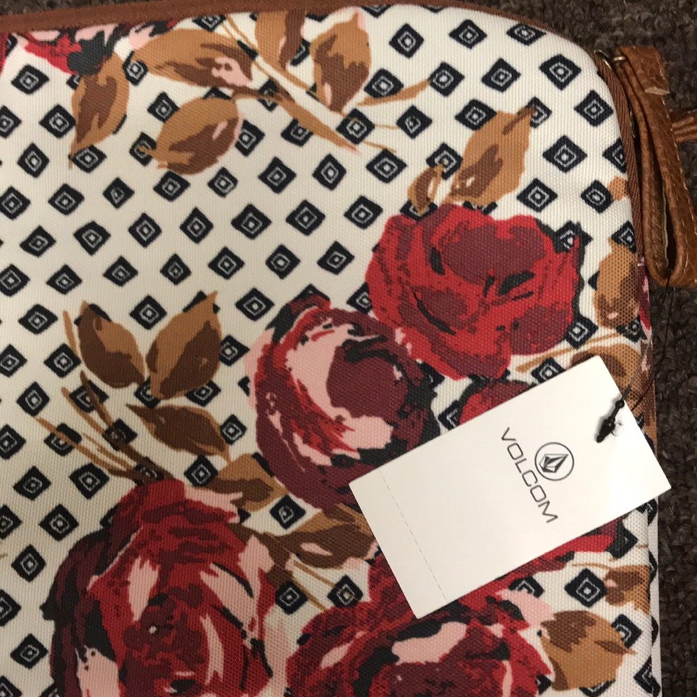 VOLCOM Floral Laptop Sleeve